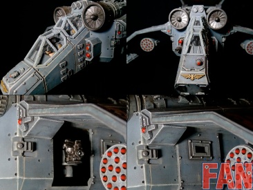 Warhammer 40k Imperial Guard Valkyrie (Pro-Painted)