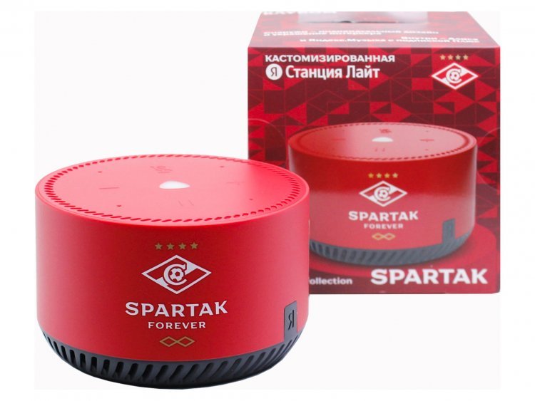 Кастомизированная Яндекс.Станция Лайт Rainbo "Spartak"