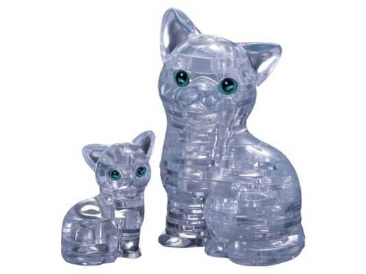 Настольная игра Прозрачный 3D-пазл &quot;Кошка серебристая&quot;