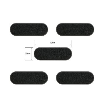 70x25mm Oval Base (поштучно)