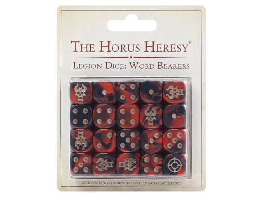 The Horus Heresy Word Bearers Dice Set (предзаказ 2024)