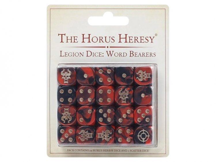 The Horus Heresy Word Bearers Dice Set