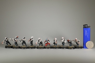 Warhammer 40k Tau Empire Pathfinder Team x10 (99120113040) (Painted)