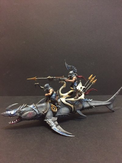 Warhammer Age of Sigmar Idoneth Deepkin Akhelian Allopex x1 (99120219007) (Painted)