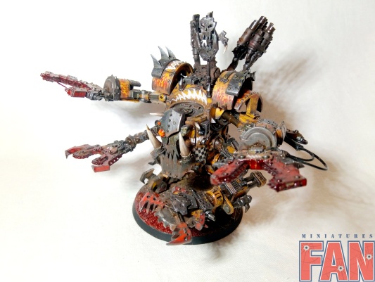 Warhammer 40000 Ork Deff Dread (Pro-Painted)
