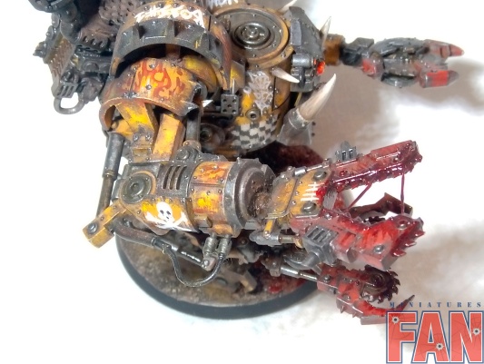 Warhammer 40000 Ork Deff Dread (Pro-Painted)