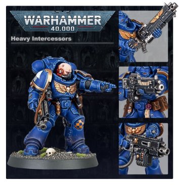 Heavy Intercessors (предзаказ 2025, Space Marines, Warhammer 40k)