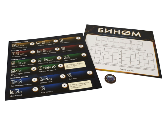 Настольная игра Бином