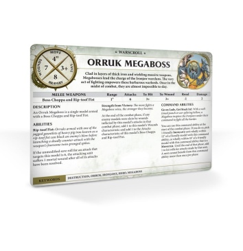 Warscroll Cards: Orruk Warclans