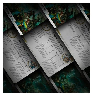 Warscroll Cards: Seraphon