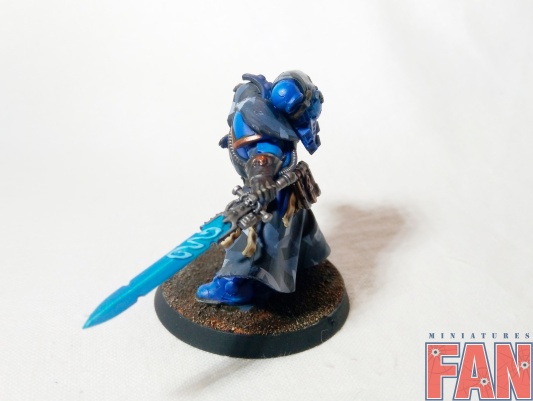 Warhammer 40k Space Marine Primaris Librarian in Phobos Armour (Pro-Painted)