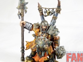 Warhammer Age Of Sigmar Ogor Mawtribes Tyrant and 4 Leadbelchers (Pro-Painted)