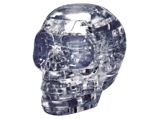 Настольная игра Прозрачный 3D-пазл &quot;Череп чёрный&quot;