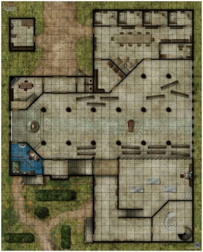 Pathfinder. НРИ. Вторая редакция. Игровое поле "Закатные тени"