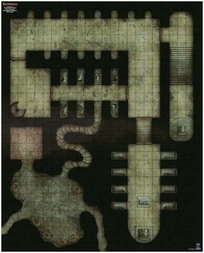 Pathfinder. НРИ. Вторая редакция. Игровое поле "Закатные тени"