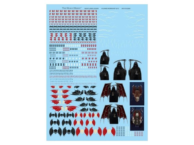 Night Lords Legion Transfer Sheet (предзаказ 2024, GW Direct, The Horus Heresy)