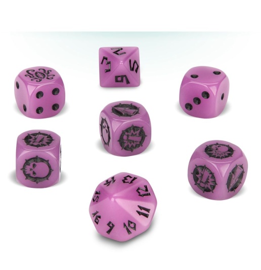 Blood Bowl Underworld Denizens Dice Set 99220999008 (Limited, OOP, New Unopened)