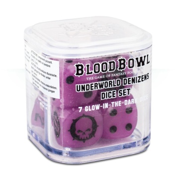 Blood Bowl Underworld Denizens Dice Set 99220999008 (Limited, OOP, New Unopened)