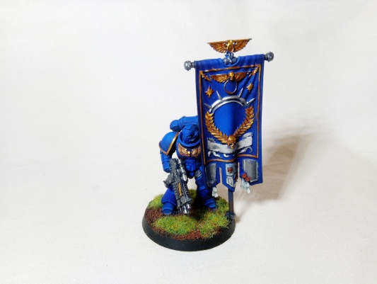 Warhammer 40k Space Marine Ancient (Pro-Painted)