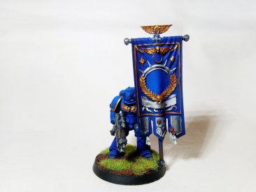 Warhammer 40k Space Marine Ancient (Pro-Painted)