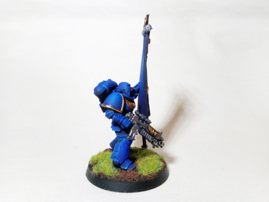 Warhammer 40k Space Marine Ancient (Pro-Painted)
