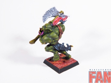 Warhammer Age of Sigmar Bonesplitterz Orc Savage Big Boss (Pro-Painted)