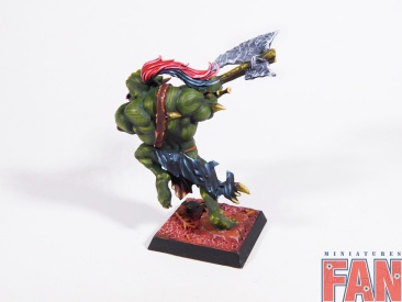 Warhammer Age of Sigmar Bonesplitterz Orc Savage Big Boss (Pro-Painted)