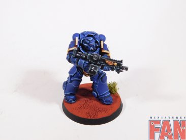Warhammer 40k Ultramarines Heavy Intercessor Squad x5 (Pro-Painted)