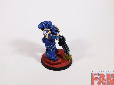 Warhammer 40k Ultramarines Heavy Intercessor Squad x5 (Pro-Painted)
