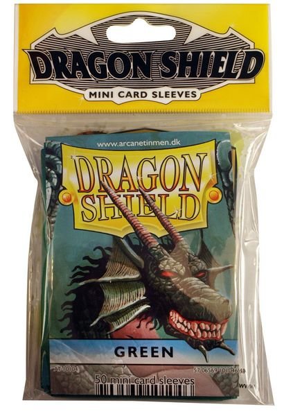 Протекторы МИНИ &quot;Dragon Shield&quot; (50 шт.): зеленые