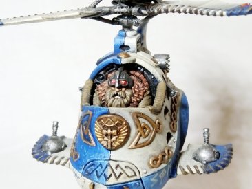 Warhammer Fantasy Battles Age of Sigmar Dwarf Gyrocopter (Pro-Painted)