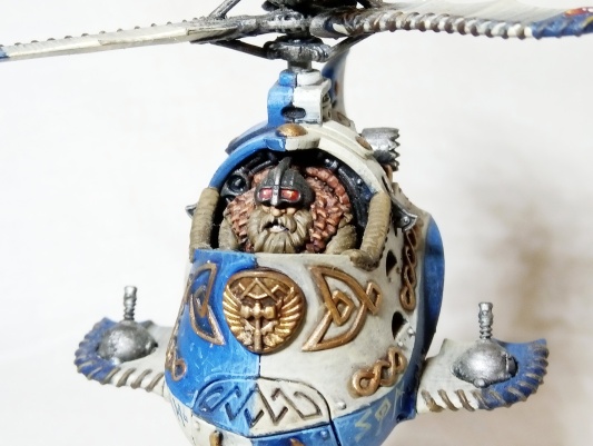 Warhammer Fantasy Battles Age of Sigmar Dwarf Gyrocopter (Pro-Painted)