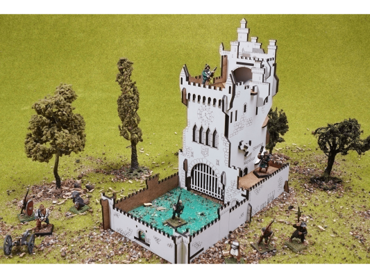 Настольная игра Башня для бросания кубиков &quot;Белый замок&quot;