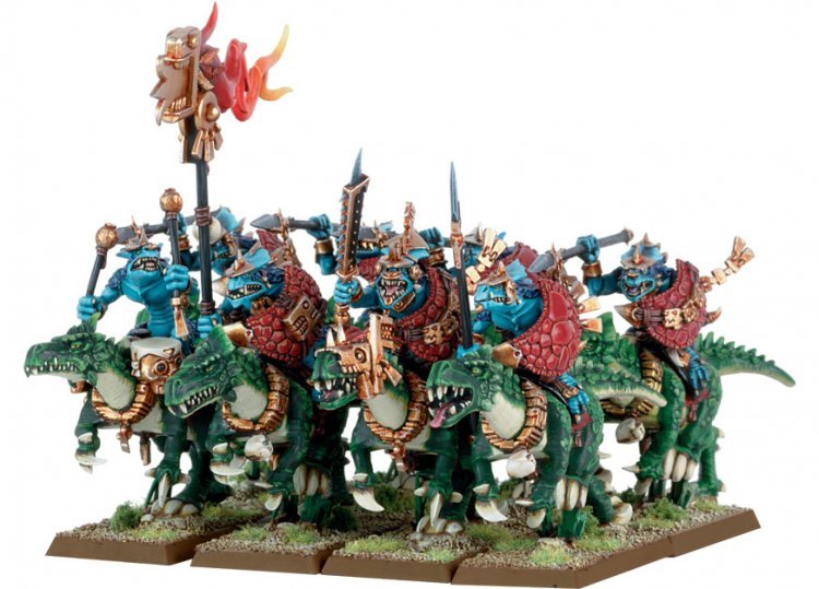 Lizardmen Saurus Cavalry BOX