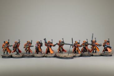 Warhammer 40k Adeptus Mechanicus Skitarii x10 (99120116002) (Painted)