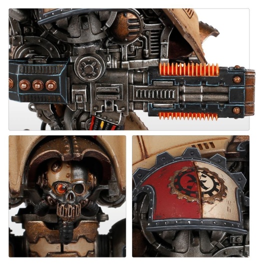 Mechanicum Knight Moirax with Volkite Veuglaire and Gyges Siege Claw (предзаказ, GW Direct)