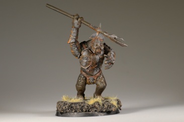 Lord of the Rings: Mordor / Isengard Troll with Spear x1 (Painted)