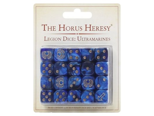 The Horus Heresy Ultramarines Dice Set (предзаказ 2022)
