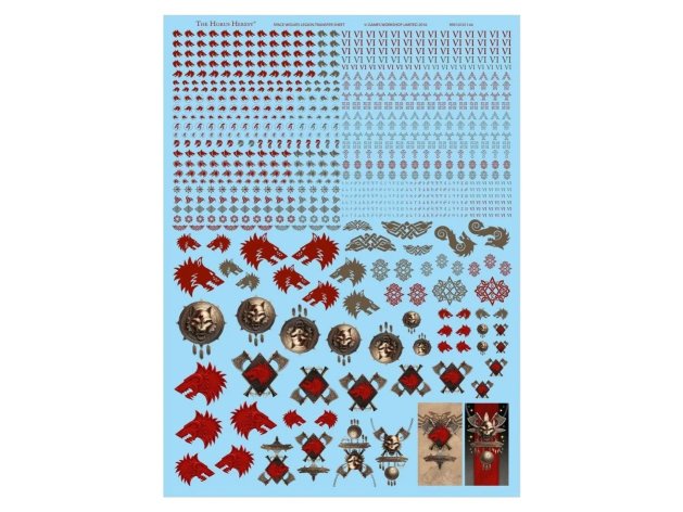 Space Wolves Legion Transfer Sheet (предзаказ 2024, GW Direct, The Horus Heresy)