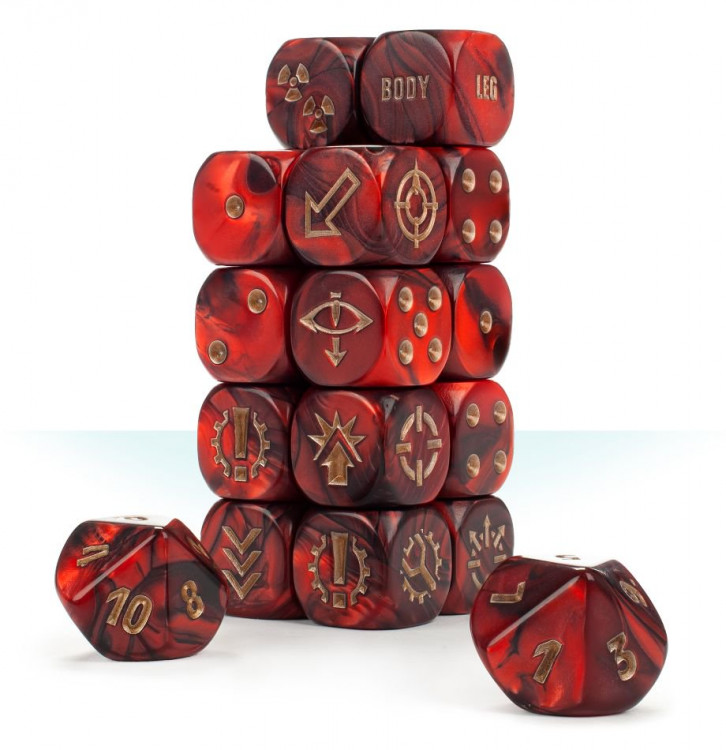 Traitor Titan Legions Dice Set