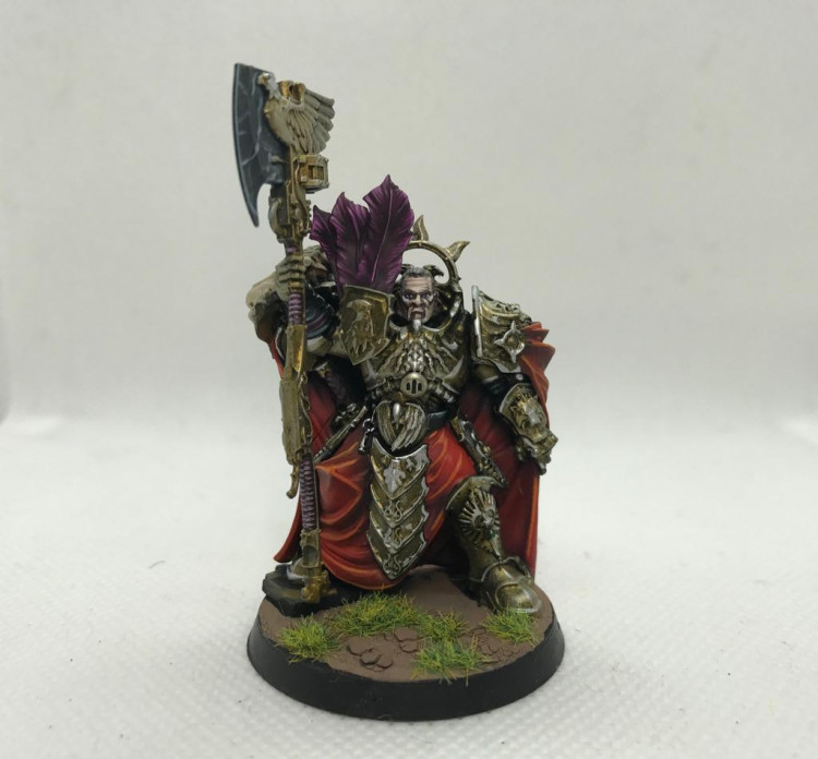 Warhammer 40000 Adeptus Custodes Trajann Valoris (Pro-Painted)