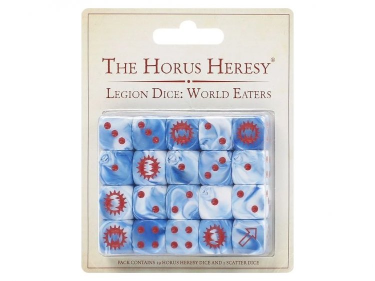 The Horus Heresy World Eaters Dice Set (предзаказ 2024)