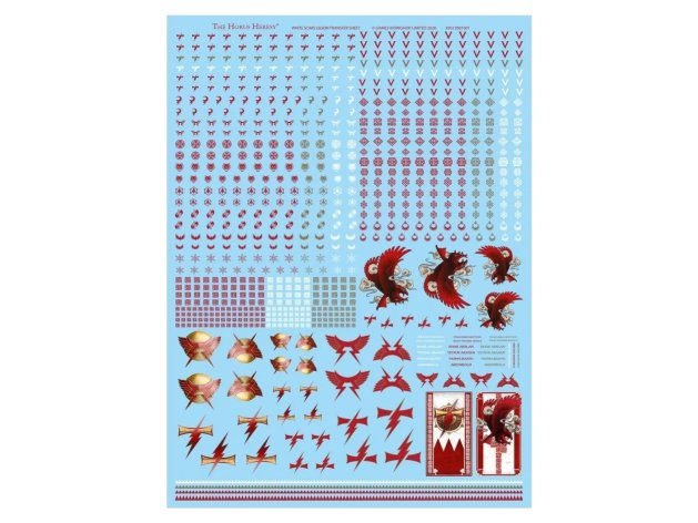 White Scars Legion Transfer Sheet (предзаказ 2024, GW Direct, The Horus Heresy)