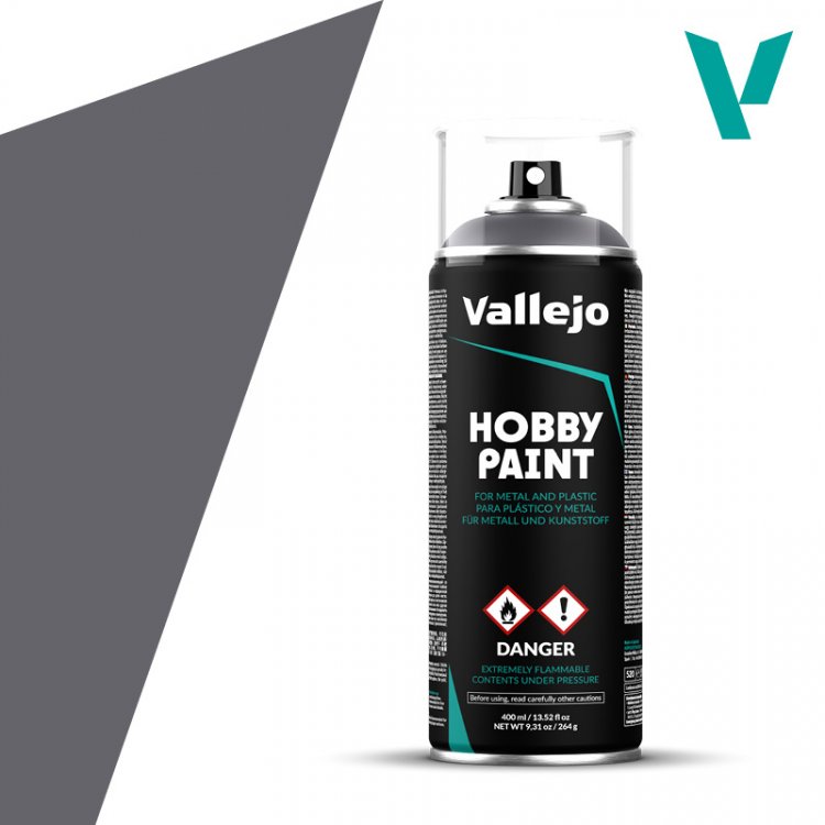 Грунтовка Vallejo Hobby Paint Spray: Gunmetal 28.031