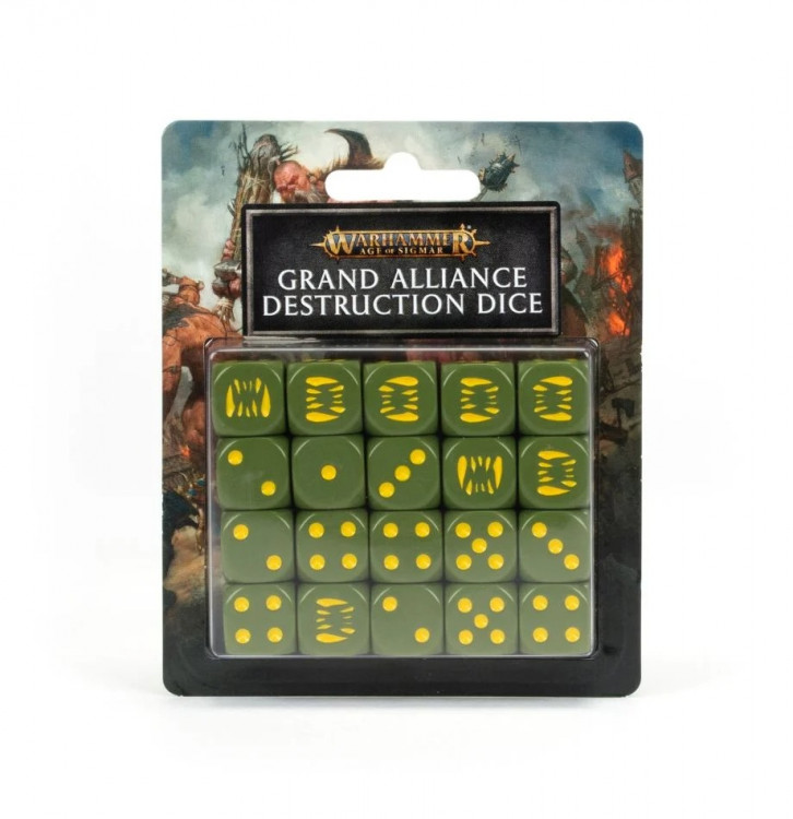 Grand Alliance Destruction Dice Set