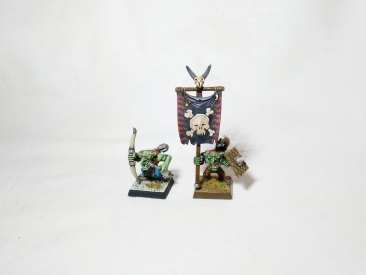 Warhammer Fantasy Battles Age of Sigmar Orcs & Goblins Goblins x9 (Pro-Painted)
