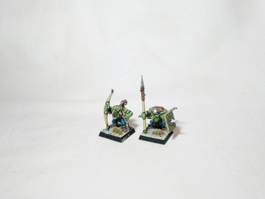 Warhammer Fantasy Battles Age of Sigmar Orcs &amp; Goblins Goblins x9 (Pro-Painted)