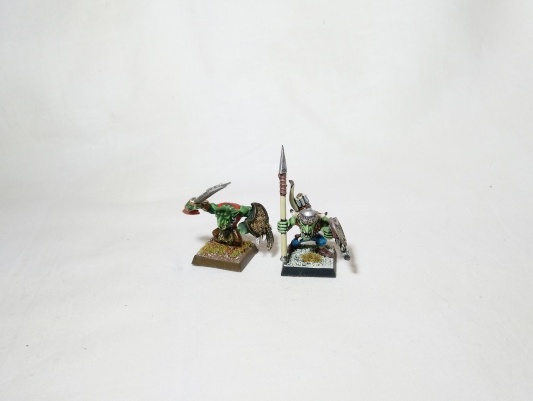 Warhammer Fantasy Battles Age of Sigmar Orcs &amp; Goblins Goblins x9 (Pro-Painted)