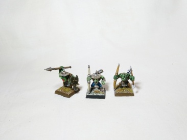 Warhammer Fantasy Battles Age of Sigmar Orcs & Goblins Goblins x9 (Pro-Painted)
