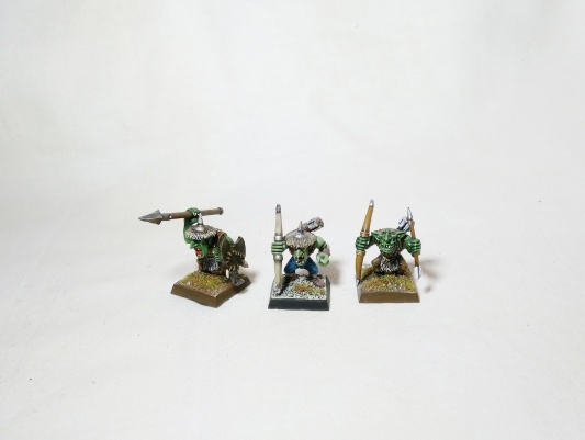 Warhammer Fantasy Battles Age of Sigmar Orcs &amp; Goblins Goblins x9 (Pro-Painted)